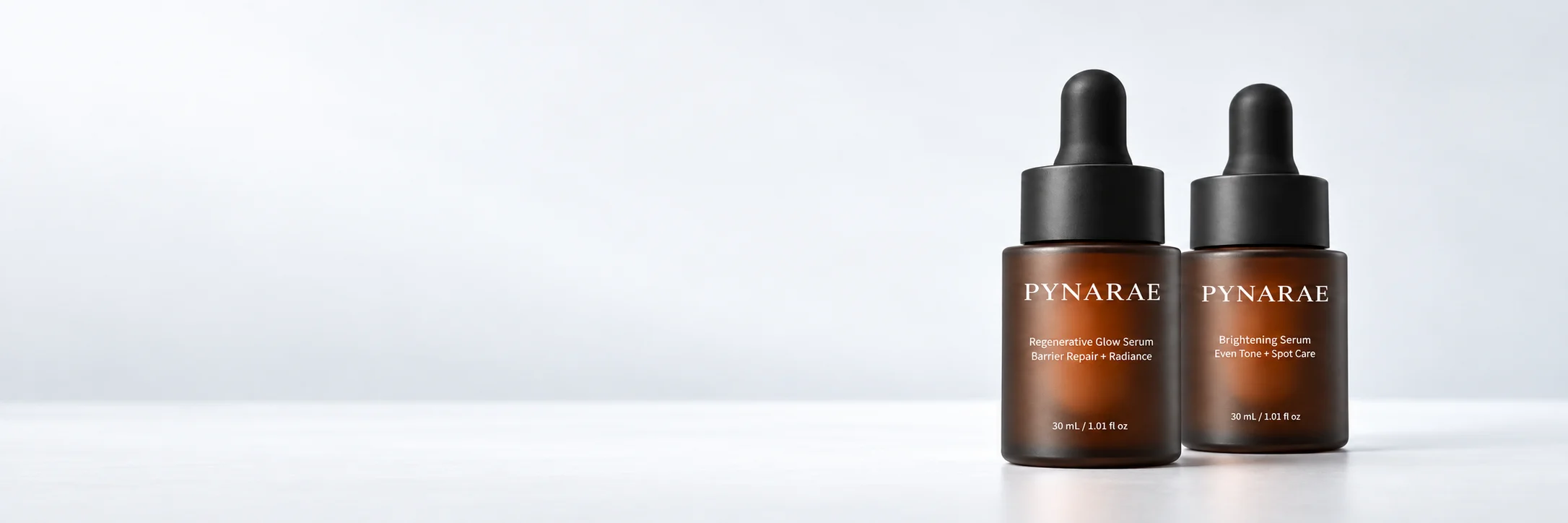 PYNARAE Regenerative Glow and Brightening serums